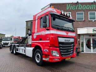 DAF XF 460 XF460 6X2 EURO6 VOORZIEN VAN TRANS-COM 24TONS KETTING EN  cable system truck