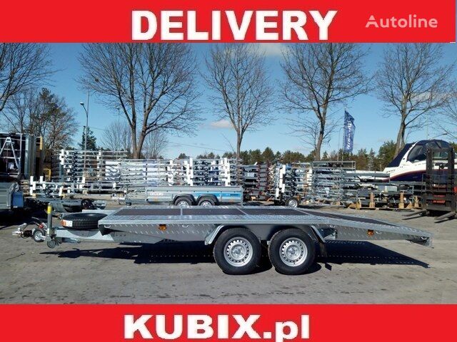new Kubix laweta twin-axle car hauler, dovetail, 450×200, plywood ins car transporter trailer