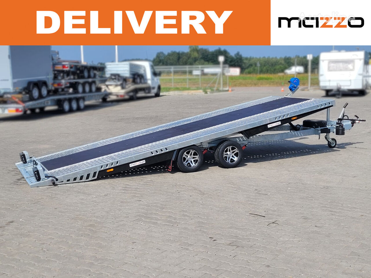 new TA-NO DELIVERY! FASTER500 500x210cm, 2700kg PREMIUM car transpor car transporter trailer