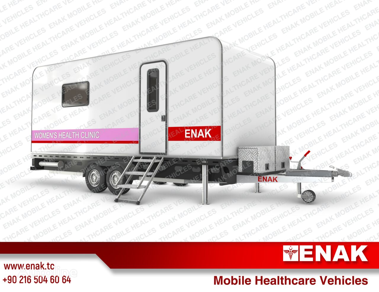 new ENAK MOBILE MAMMOGRAPHY TRAILER  closed box trailer