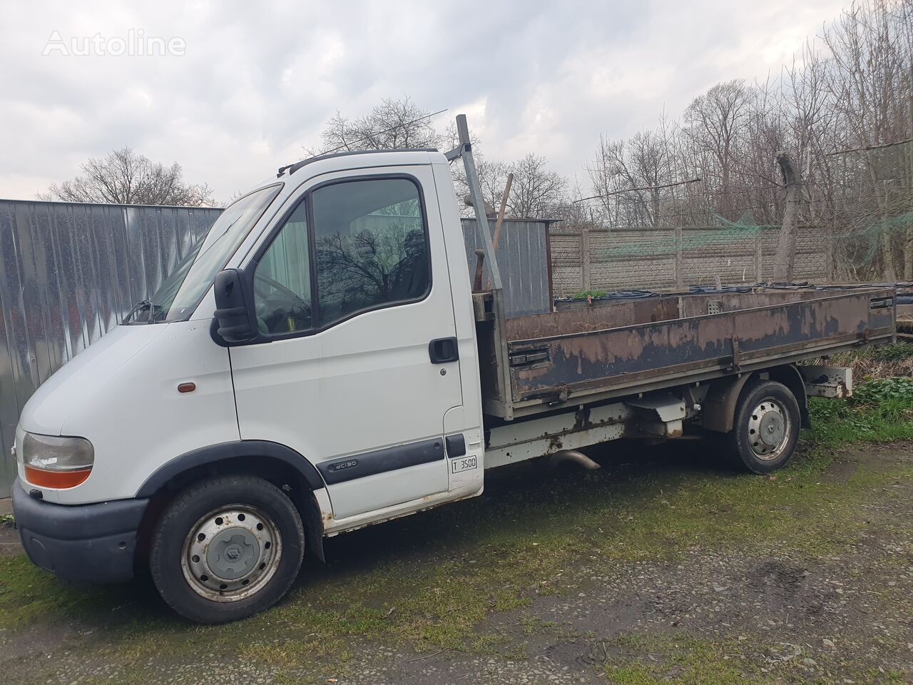 Renault Master 3m pritche flatbed truck < 3.5t