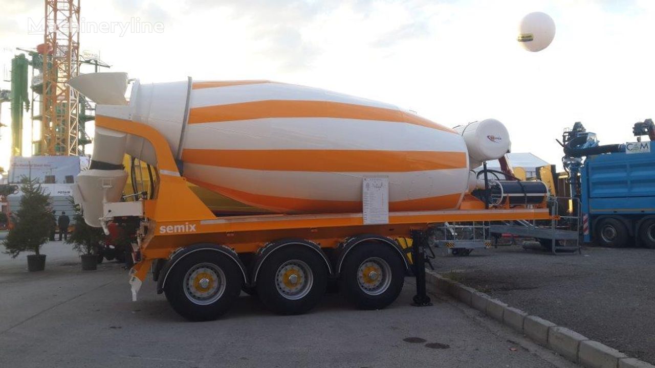 new Semix Malaxeur Semi-Remorque concrete mixer semi-trailer
