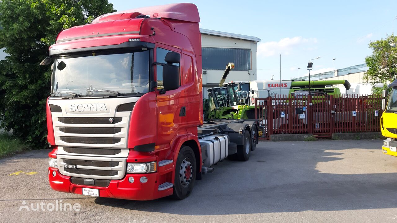 Scania R 450 container chassis