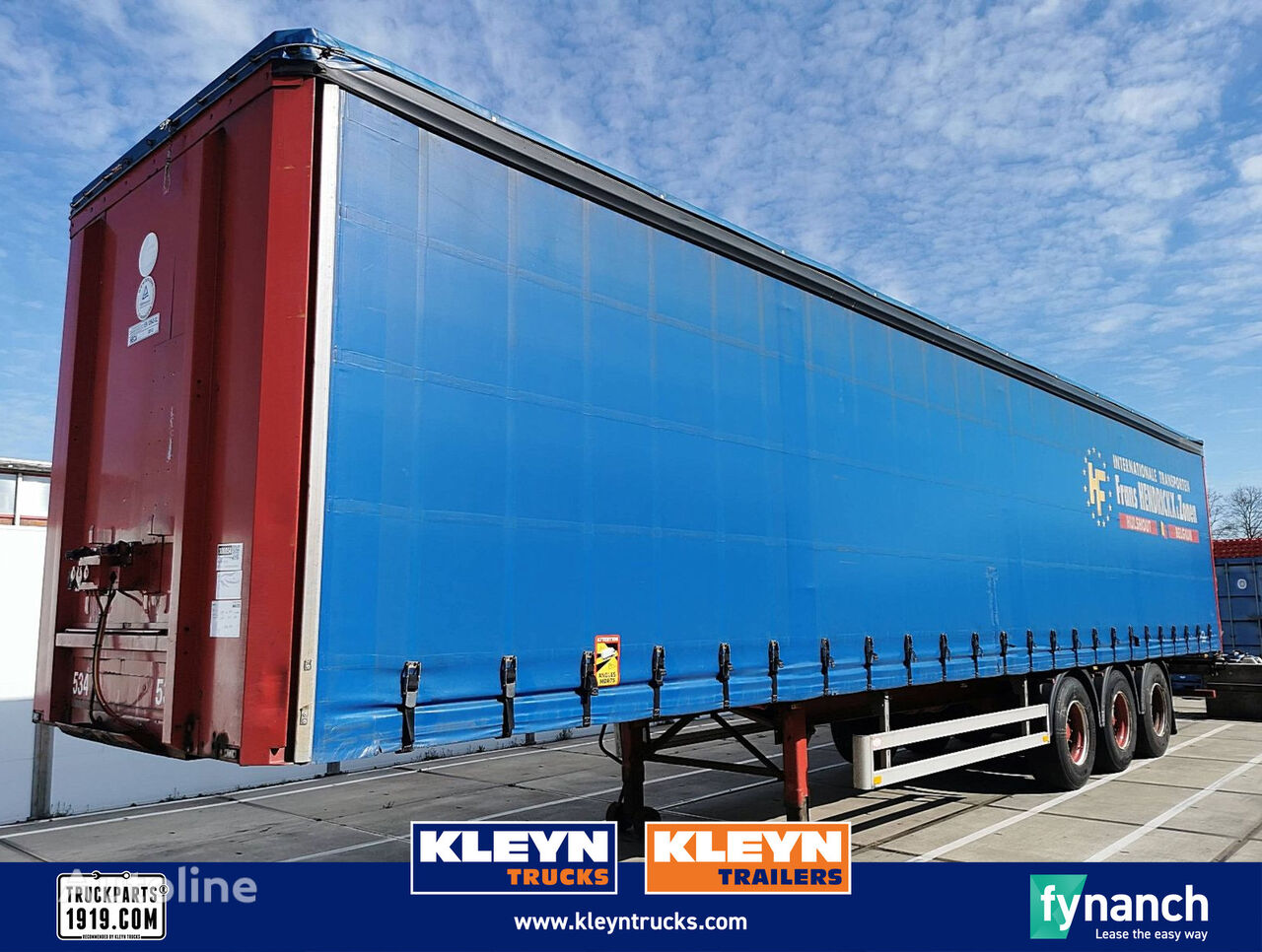 Pacton TXD 339 disc brakes curtain side semi-trailer