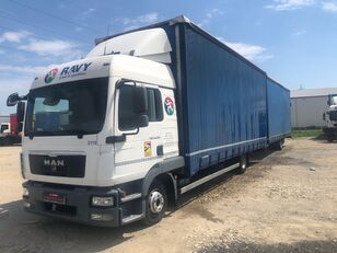 MAN TGL  curtainsider truck + curtain side trailer