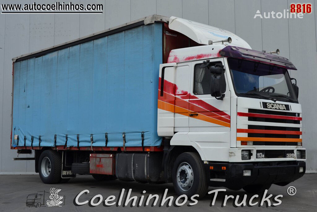 Scania 113M  curtainsider truck