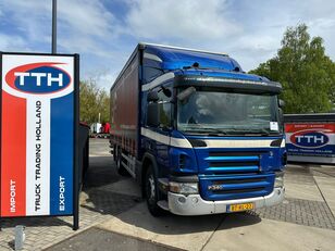 Scania P340 6x2 Lift and steeraxle NL Truck curtainsider truck