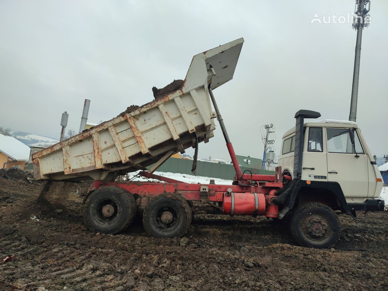 Steyr 32S32 dump truck