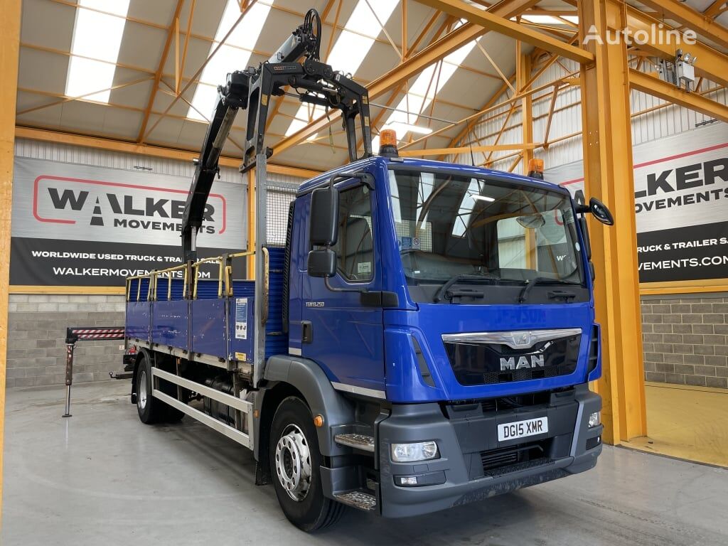 MAN TGM 18.250 *EURO 6* 4X2 18 TONNE BRICK GRAB – 2015 – DG15 XMR flatbed truck