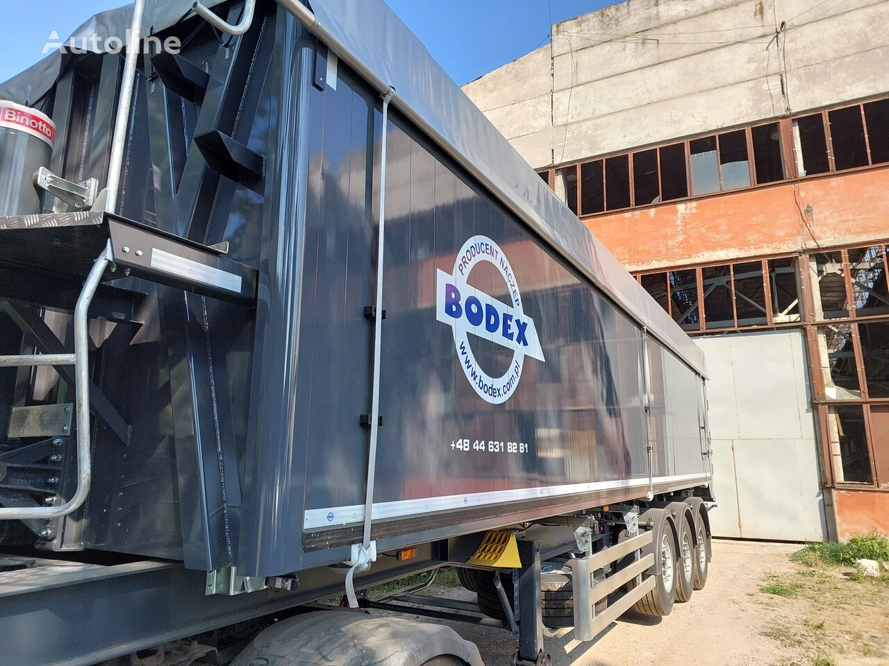new Bodex KIS 3WS grain semi-trailer