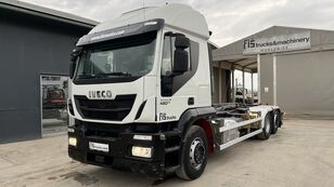 IVECO STRALIS 420 6X2 ACC - multilift - 20t hook lift truck