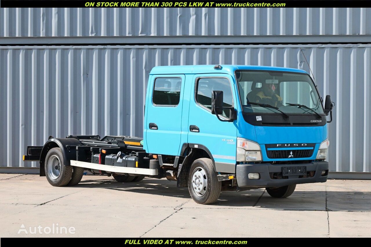 Mitsubishi Fuso 7C15, EURO 5, DOUBLE CABIN, TECHNOCAR hook lift truck