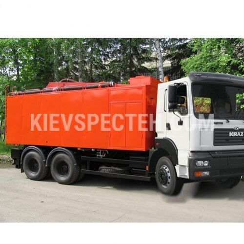 new KrAZ 6511 sewer jetter truck