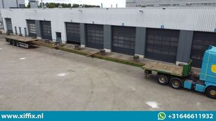 Nooteboom Vlakke triple (3x) uitschuifbare oplegger // 36 meter! // platform semi-trailer