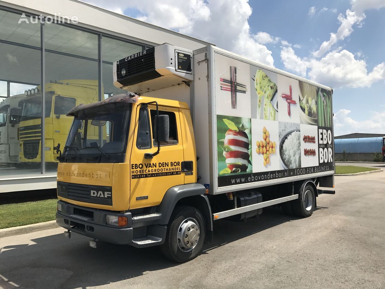 DAF 55.180 ATI EURO2 MANUAL + CARRIER + LBW  refrigerated truck