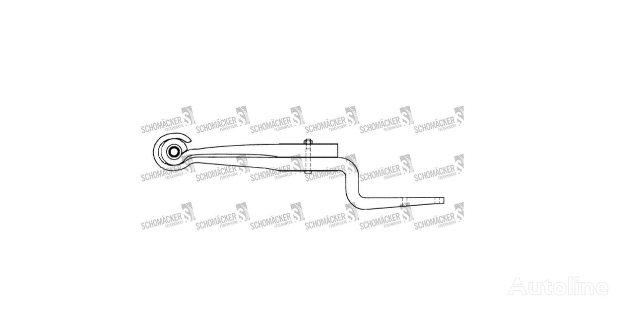 Gigant O.E. 639040, Schomäcker 27158300 639040 beam spring for semi-trailer