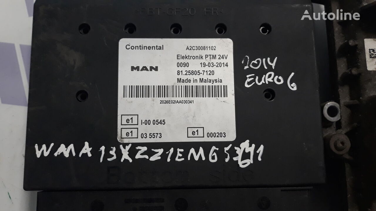 MAN PTM control unit 81258057120 for MAN TGX truck tractor