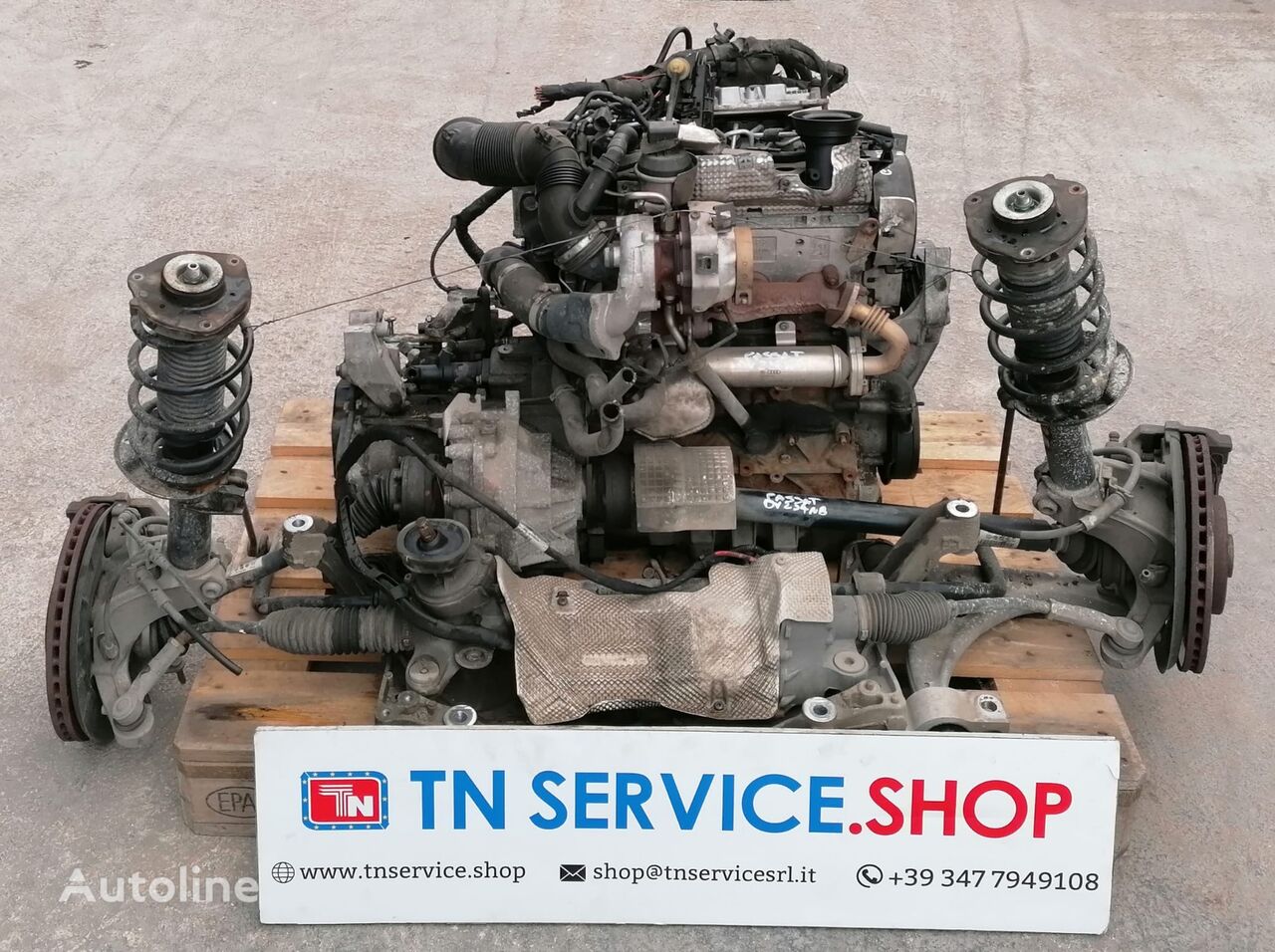 CBD 71751446 engine for Volkswagen PASSAT  car