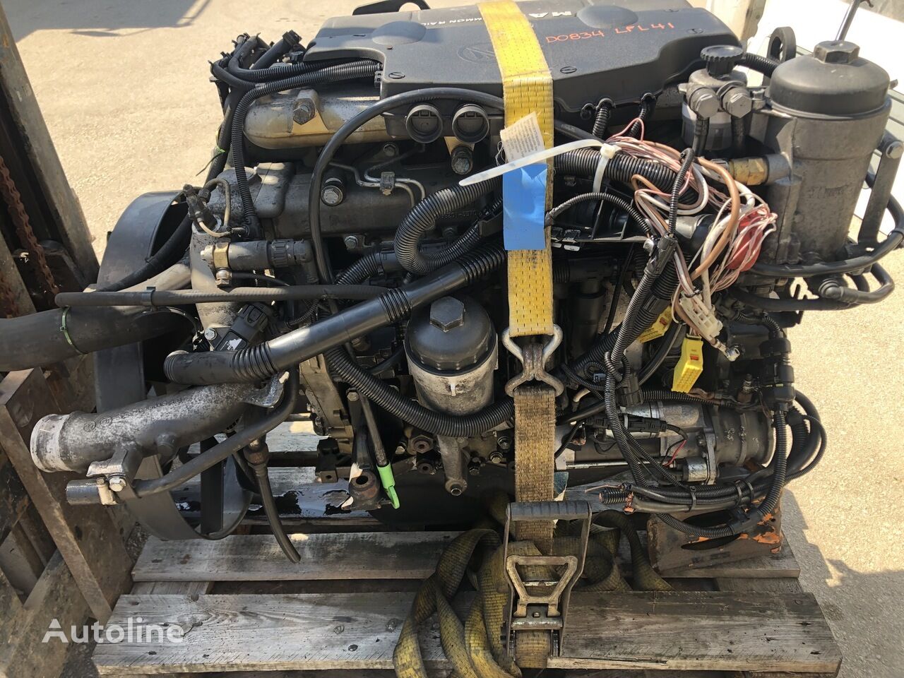 MAN D0834LFL51 180PS engine for MAN TGL truck