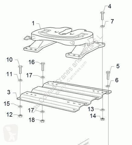 fifth wheel for Scania Serie P/G/R (L-Clase)(2004->) R 560 LA4x2MNA truck tractor