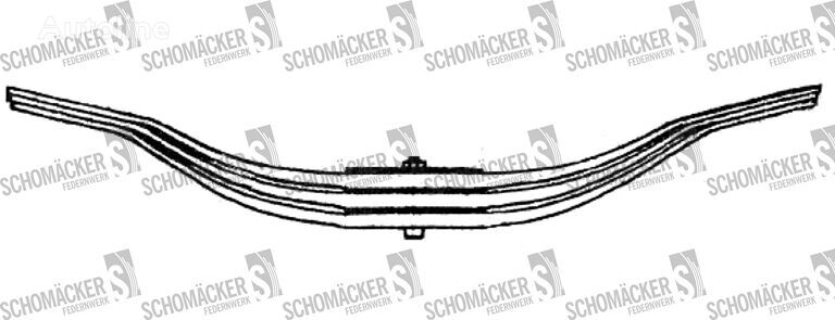 BPW Schomäcker 88615400, O.E.0508204260 leaf spring for semi-trailer
