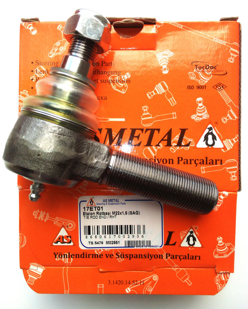 AS Metal d=22mm praviy tie-rod end for truck
