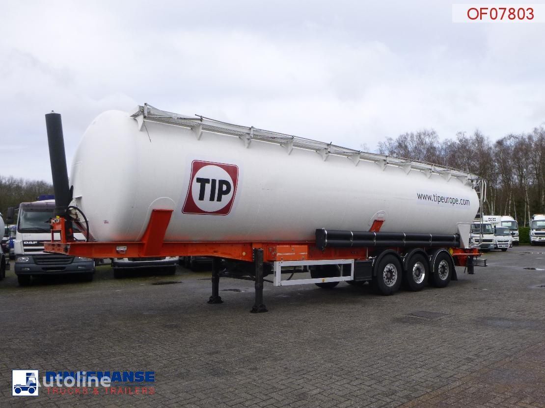 Feldbinder Powder tank alu 63 m3 / 1 comp silo tank trailer