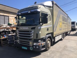 Scania R440 KOMPLETT mit Scheuwimmer tilt truck + tilt trailer