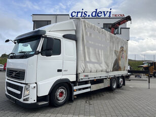 Volvo FH 420 6x2 HMF 1430 K-4 | AHK tilt truck
