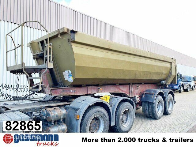 Kempf SKM 32/2 Stahlmulde ca. 24m³, Liftachse tipper semi-trailer