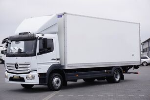 MERCEDES-BENZ ATEGO / 1221 / ACC / EURO 6 / KONTENER  + WINDA / 17 PALET box truck