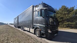 MERCEDES-BENZ ACTROS 2545 L MP4 ,EURO 6, Zestaw przejazdowy tilt truck + tilt trailer
