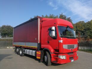 RENAULT PREMIUM 450.260 6X2 EURO 5, TELONATO 7 METRI + GANCIO TRAINO tilt truck
