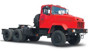 new KrAZ 6443 truck tractor