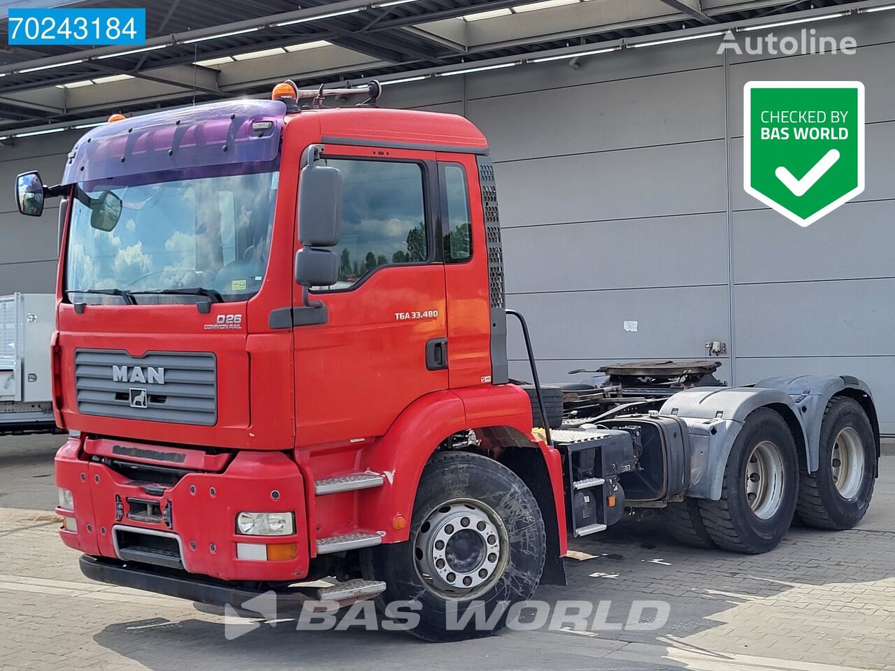 MAN TGA 33.480 6X4 Retarder Euro 4 truck tractor